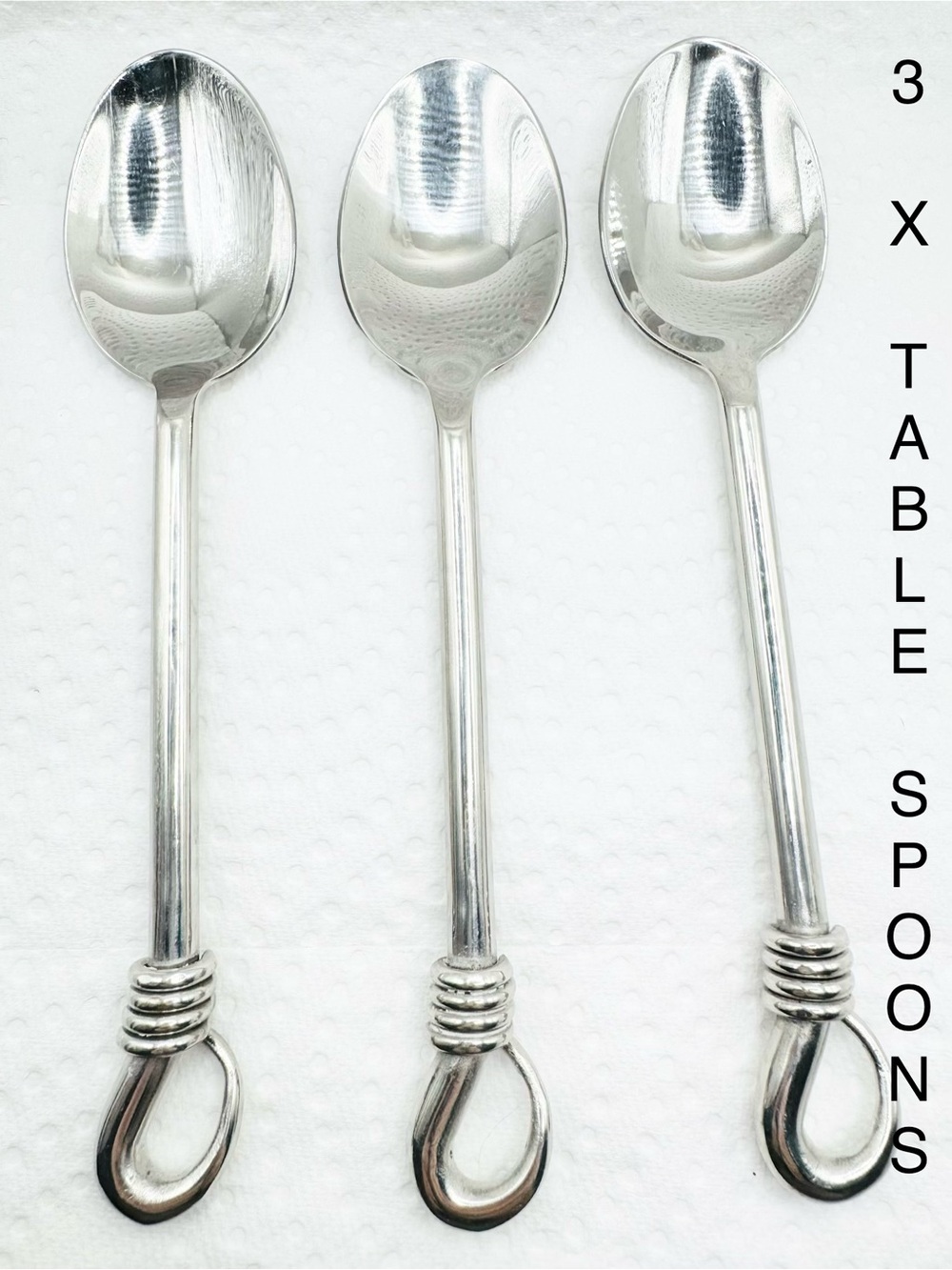 Gourmet Settings Twist 18/10 Stainless Steel Flatware 16 Piece Set - Picture 8 of 16